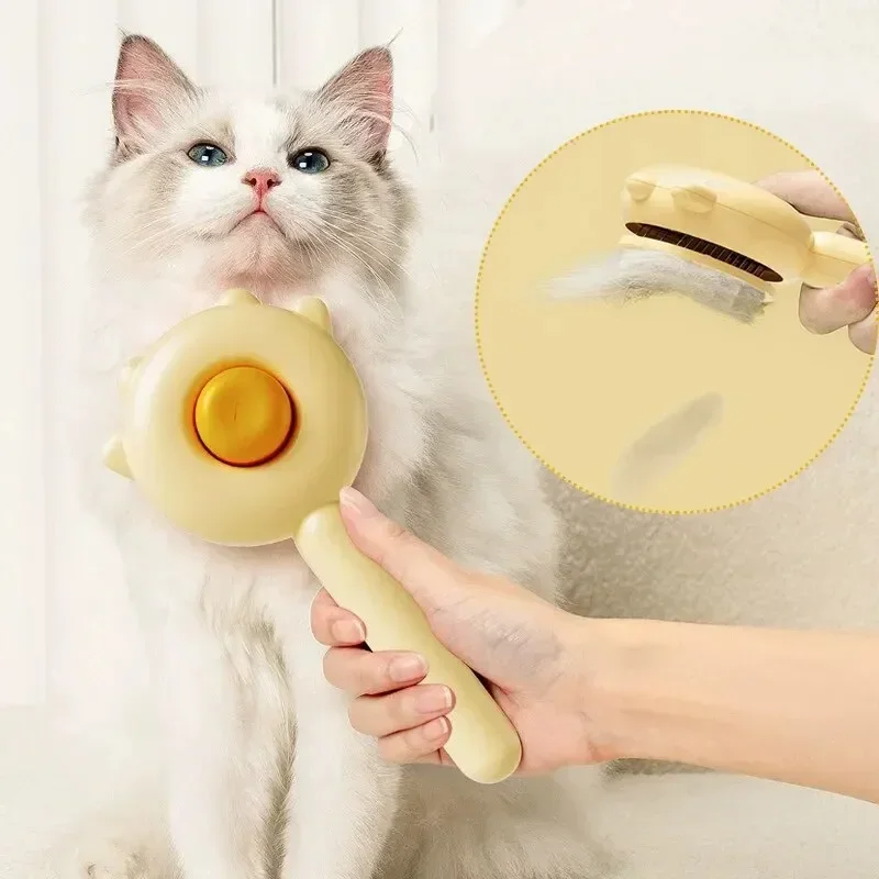Self-Cleaning Pet Hair Removal Brush – Sheddly™