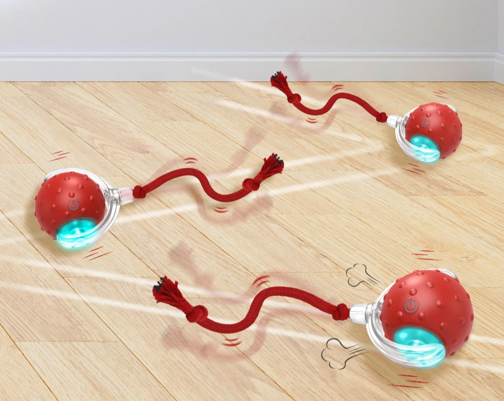 Motion-Sensor Automatic Rolling Ball Cat Toy – Rollio™