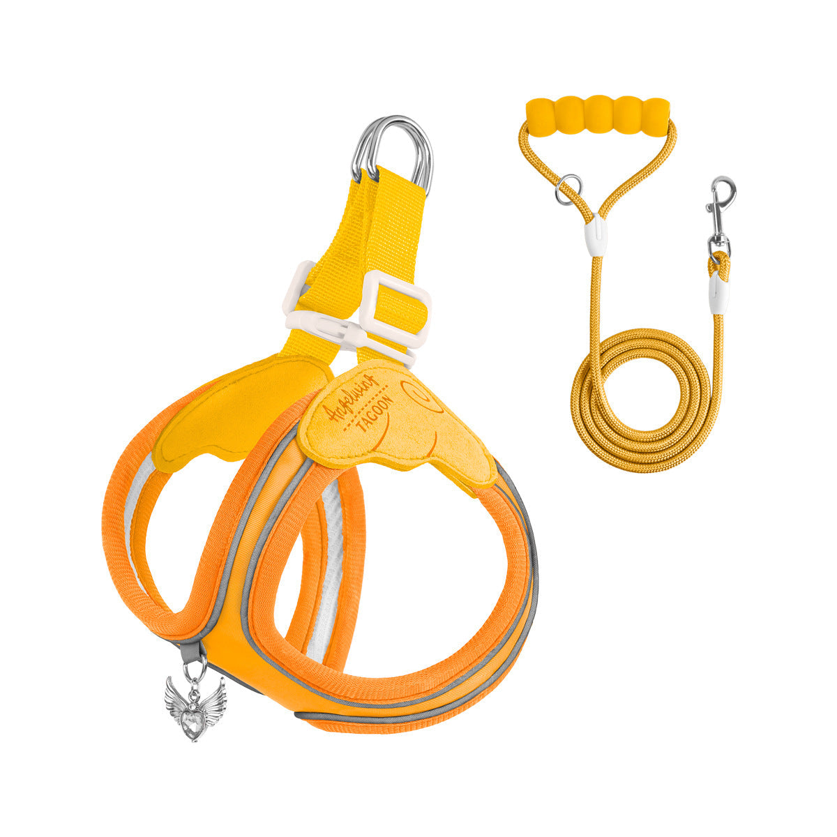 Pet Collar & Leash Set – Waterproof Reflective Nylon – Trotta™