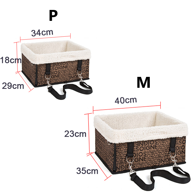 Elevated Waterproof Pet Car Seat with Safety Belt – Roveo™