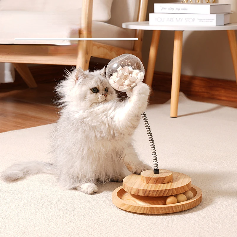 Interactive Treat-Dispensing Balance Toy for Dogs & Cats – Swingo™