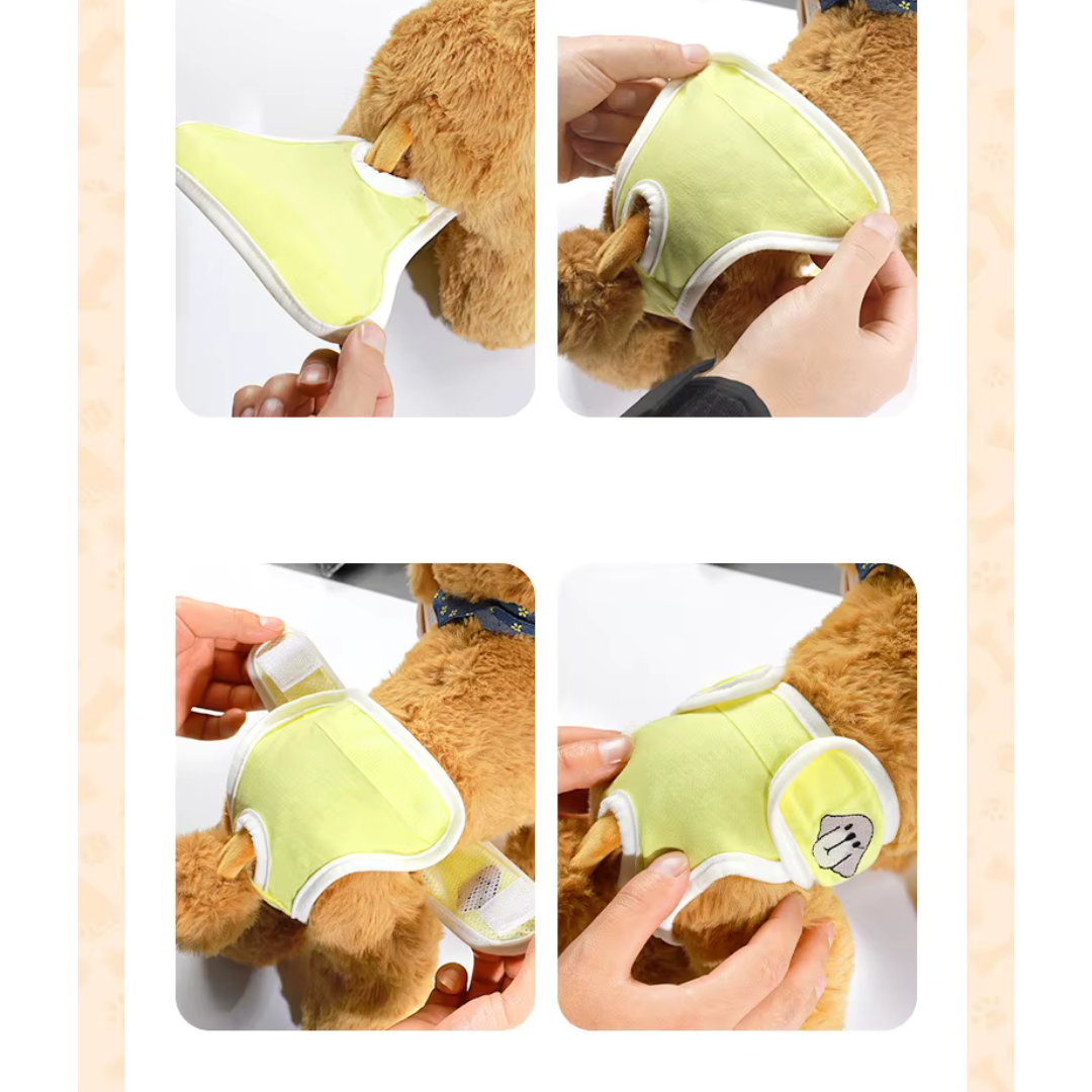 Reusable Dog Diaper for Female Dogs – Cotton Washable Design – PoppyFit™