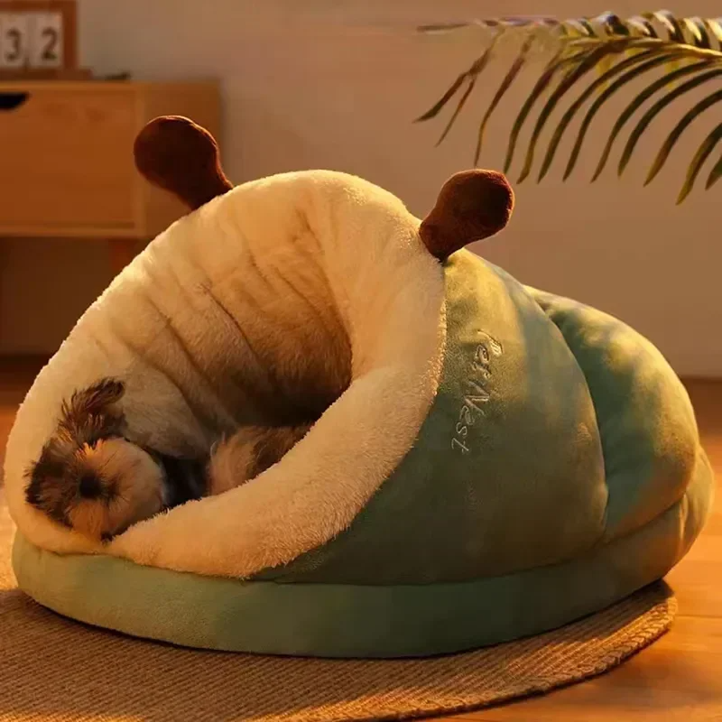 Cotton Slipper Pet Bed for Small & Medium Dogs and Cats – SnugStep™
