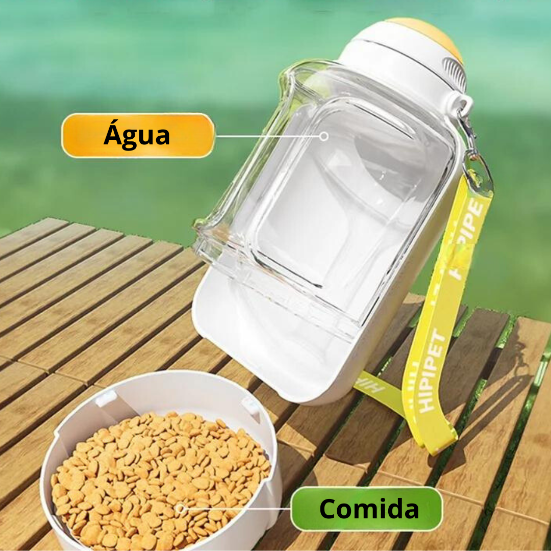 Portable Pet Water & Food Bottle – Hydraw™