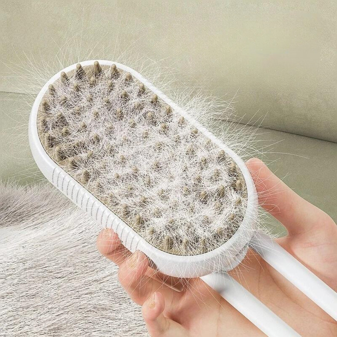 Steam Pet Grooming Brush – Hair Remover for Dogs & Cats – Steamzo™