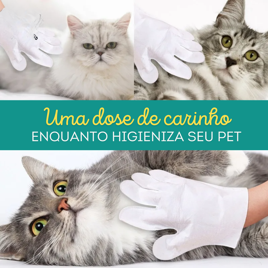 Waterless Pet Cleaning Gloves for Dogs & Cats, 6 PCS – Wipzo™