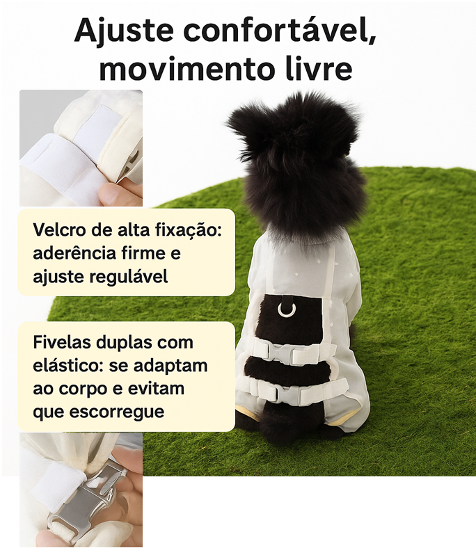 Waterproof Splash-Guard Anti-Dirt Pet Onesie Jumpsuit – Vyko™