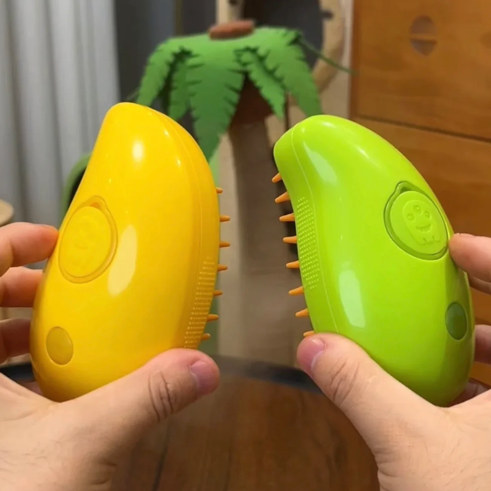3-in-1 Steam Pet Grooming Brush for Dogs & Cats – Steamly™