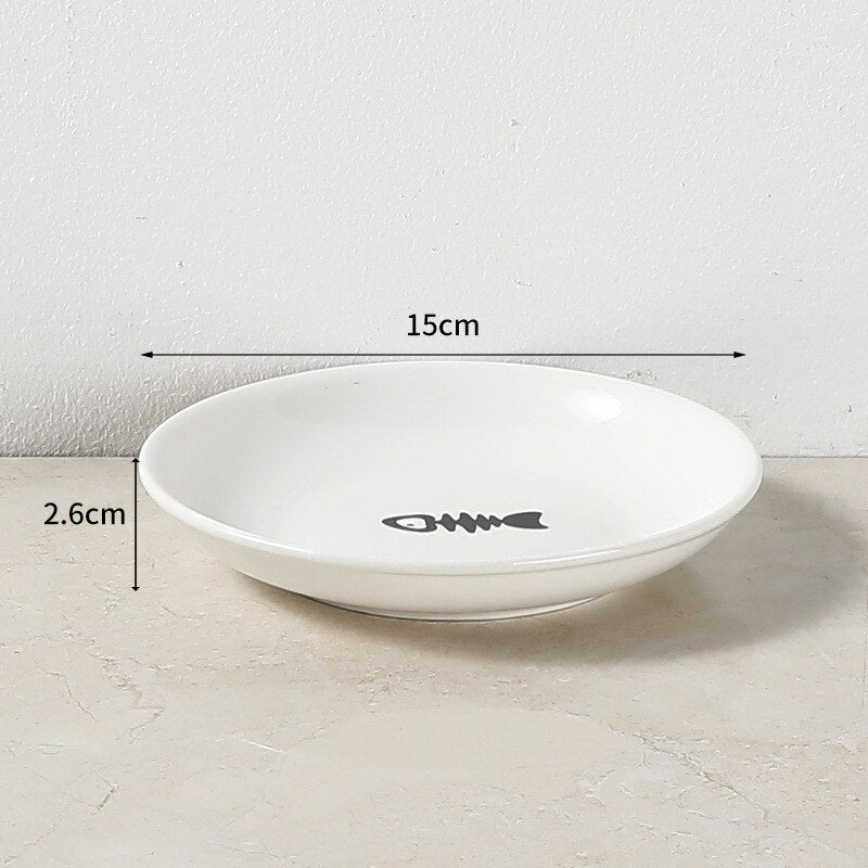 Elevated Porcelain Pet Bowl with Iron Stand – Ceramire™