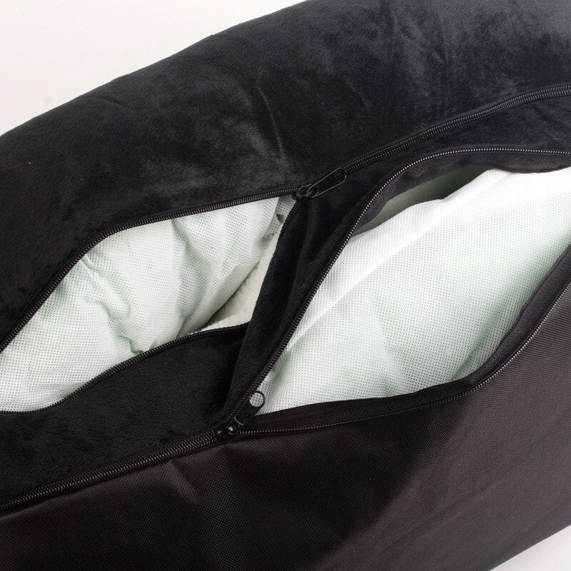 Velvet Pet Bed with Removable Cover & Non-Slip Base – Restelle™