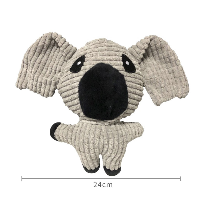 Cute Interactive Cotton Plush Animal Toy for Pets – Snugpaw™