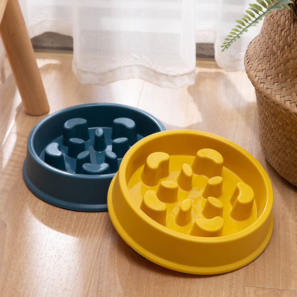 Interactive Slow Feeder Pet Bowl – Fun Puzzle Design – Puzzlow™