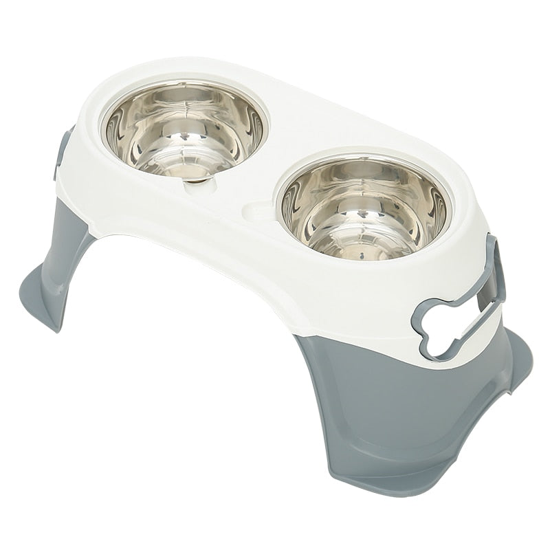 Ergonomic Elevated Pet Bowl Set with Non-Slip Stand – Levaro™