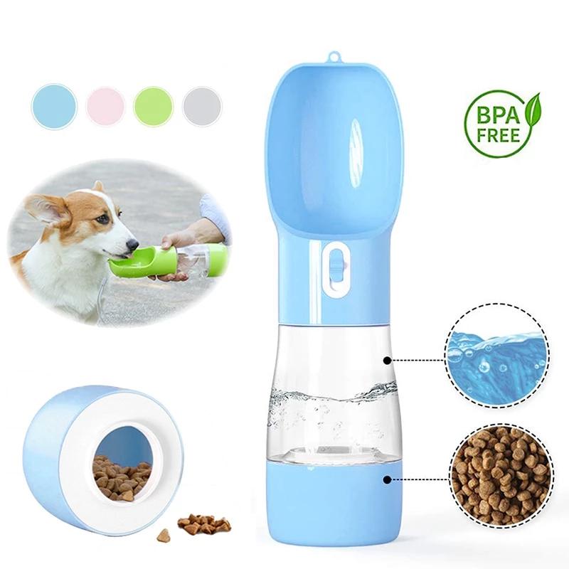 Portable Pet Water & Food Bottle - BPA-Free Travel Feeder – Sipwell™