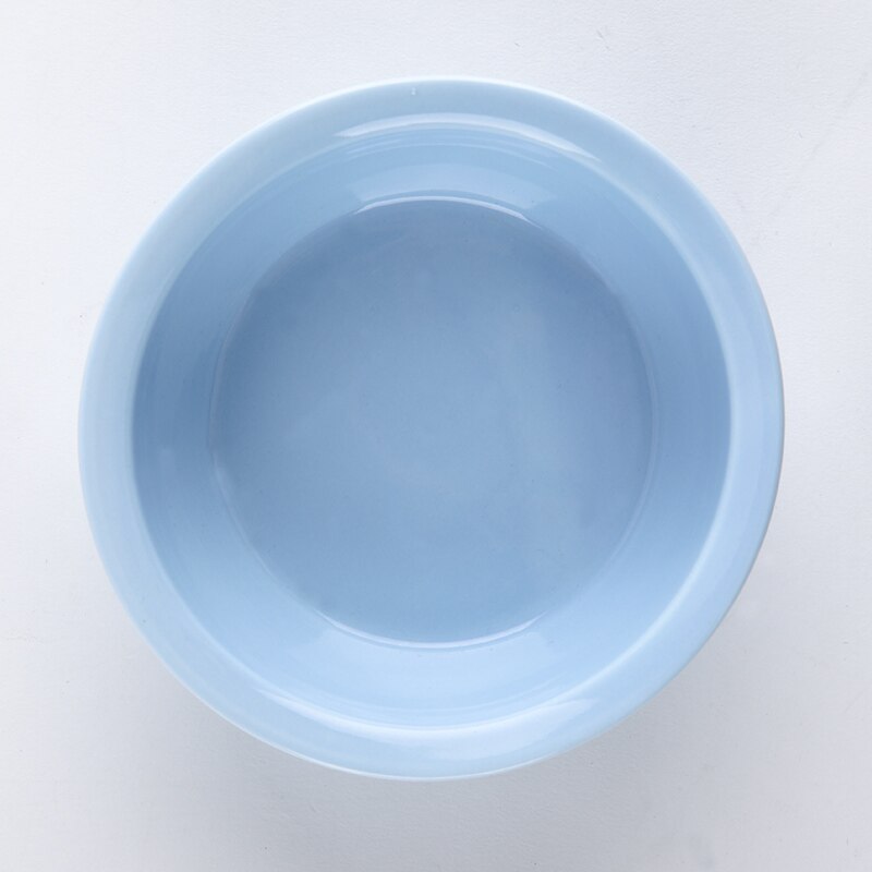 Elevated Ceramic Cat Bowl with Bamboo Stand – Whisko™