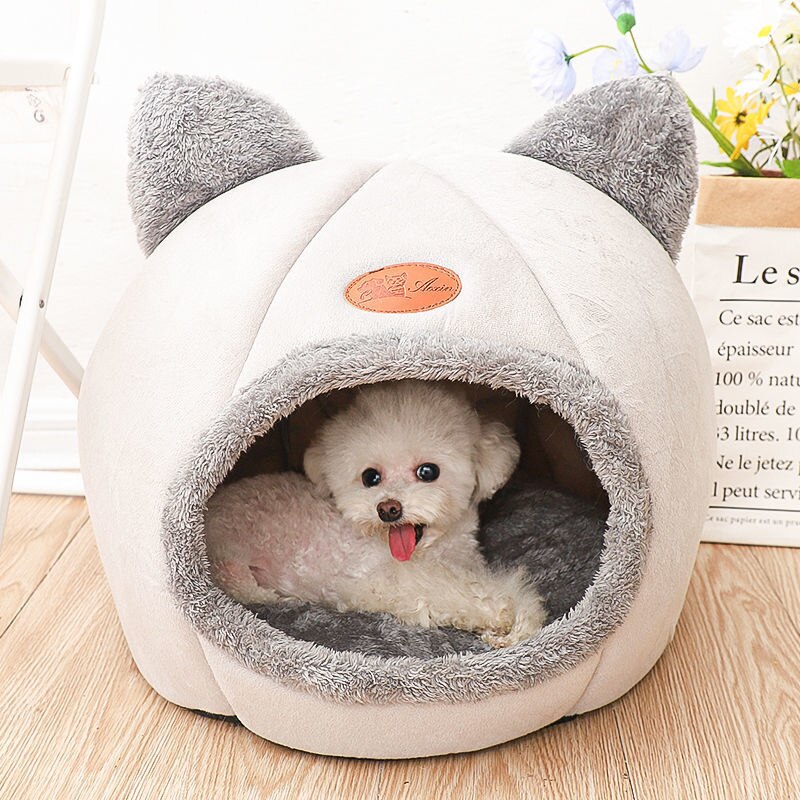 Pet Cave Bed with Removable Design for Small Pets – BelliNest™