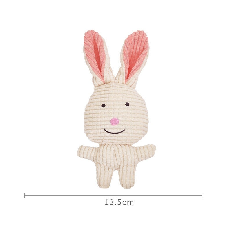 Cute Interactive Cotton Plush Animal Toy for Pets – Snugpaw™