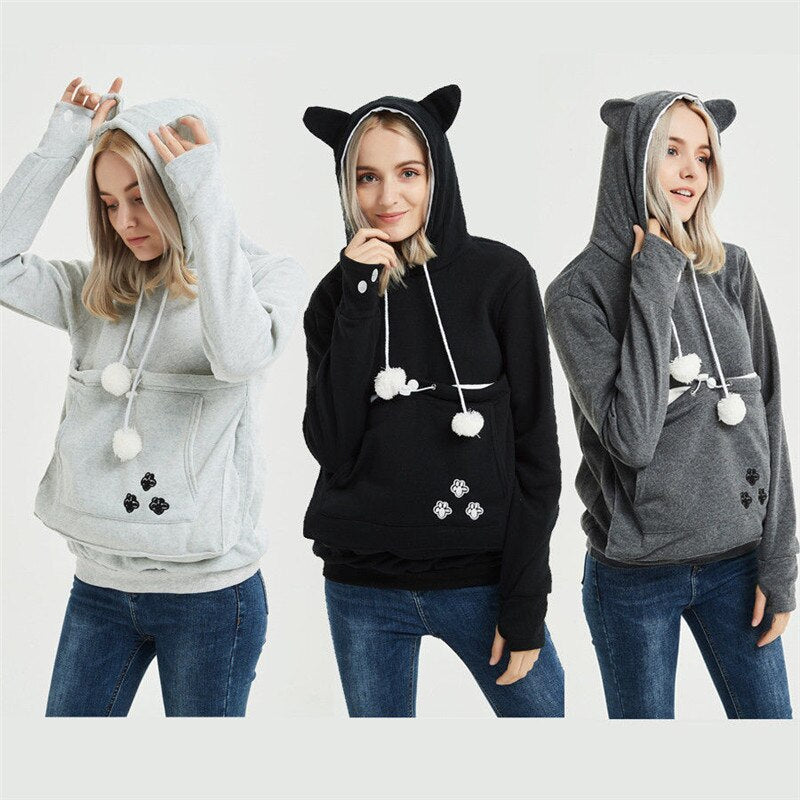 Kangaroo Pocket Hoodie Sweatshirt for Pets – Wagsy™