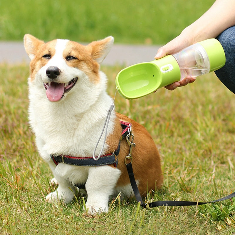 Portable Pet Water & Food Bottle - BPA-Free Travel Feeder – Sipwell™