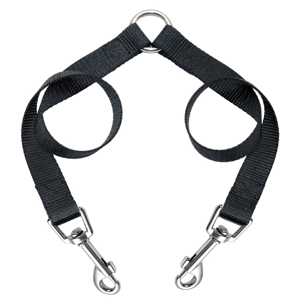 Double Dog Coupler Rope Leash for Walking Two Dogs – DualWalk™