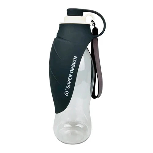 Portable Pet Water Bottle & Feeder 19.6 fl oz for Travel – TrailSip™