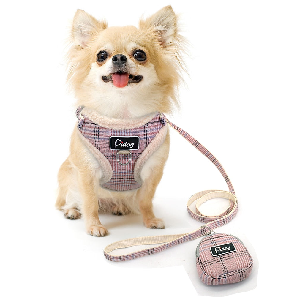 Dog Vest Harness with Leash & Storage Pouch – Vantro™