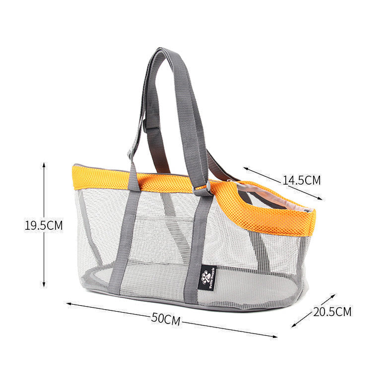 Breathable Pet Carrier Bag with Zip-Top Opening & Head Vent – Wovin™