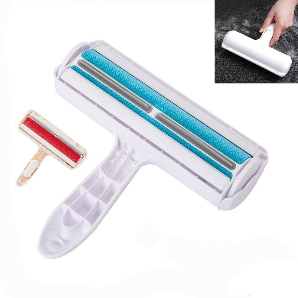 Reusable Pet Hair Remover Brush with Self-Cleaning Container – ShedAway™