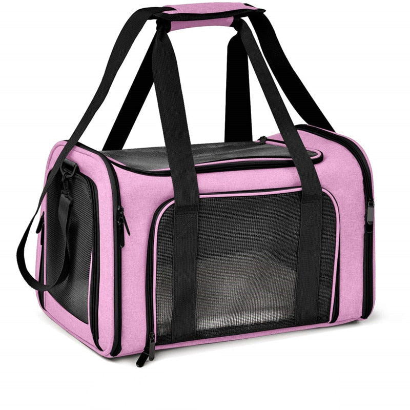 Airline-Approved Pet Carrier Bag with Padded Shoulder Strap – SkyTote™