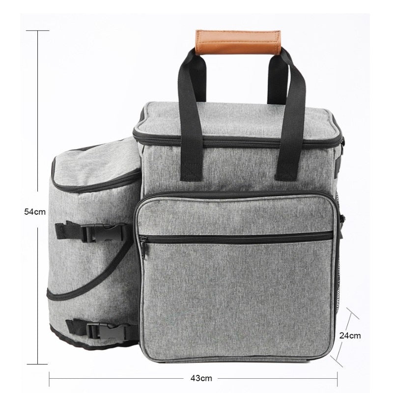 Pet Travel Bag with Multiple Pockets for Accessories – Kelsa™