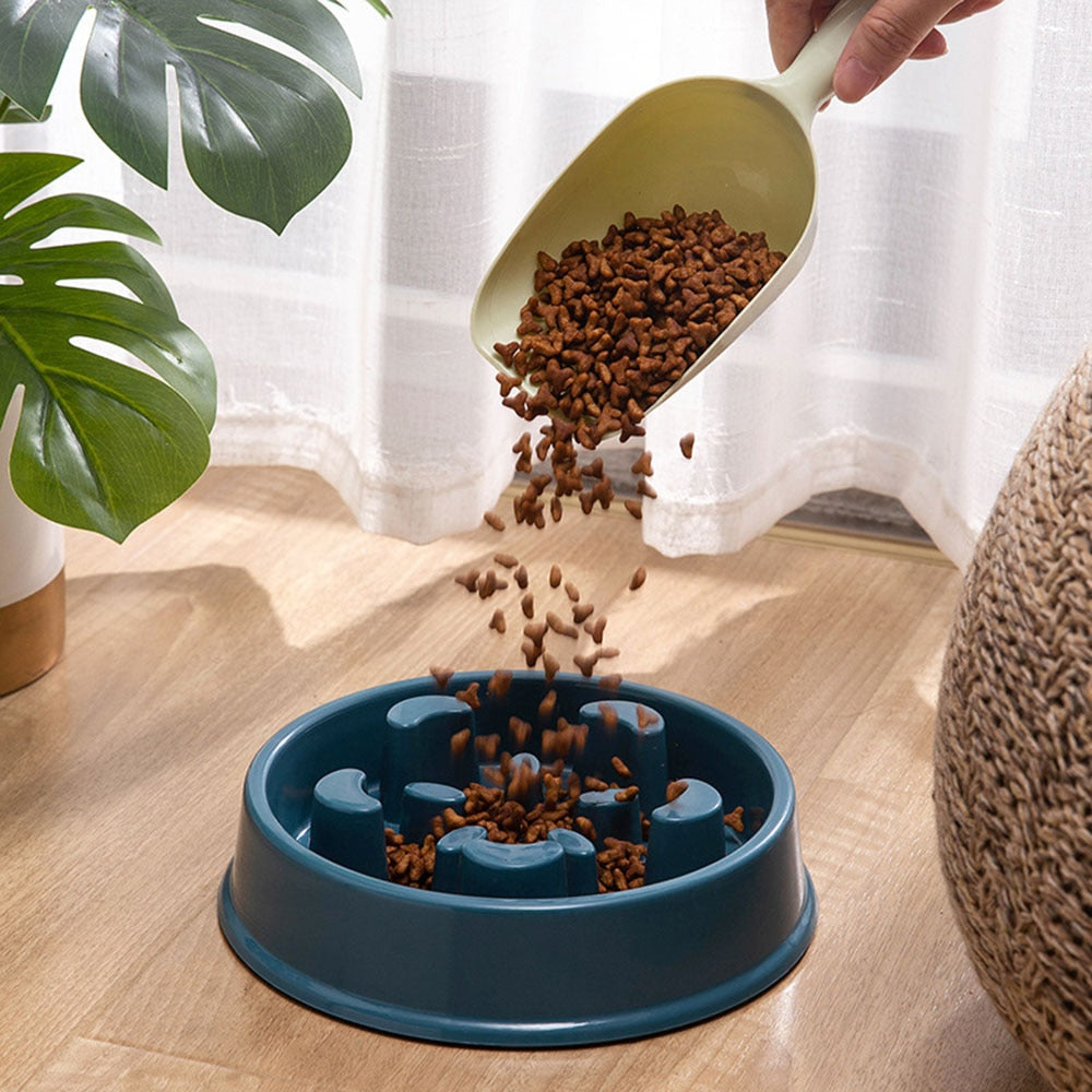 Interactive Slow Feeder Pet Bowl – Fun Puzzle Design – Puzzlow™