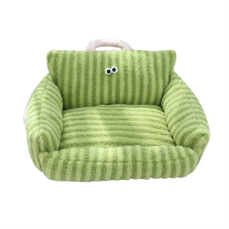 Washable Oxford Pet Bed with Non-Slip Base – Pawsley™