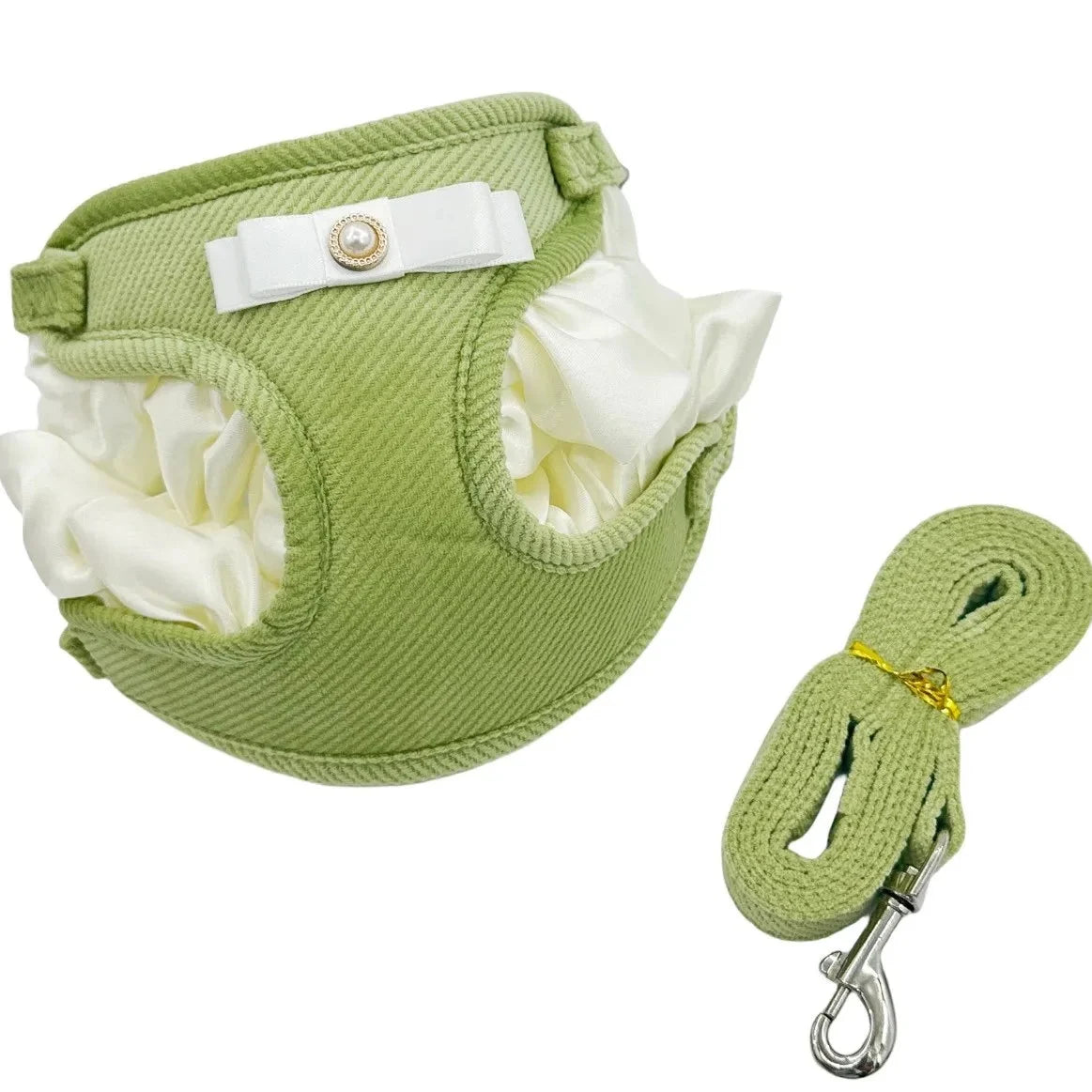 Satin Dog Collar & Leash Set for Small to Medium Dogs – SatinTail™