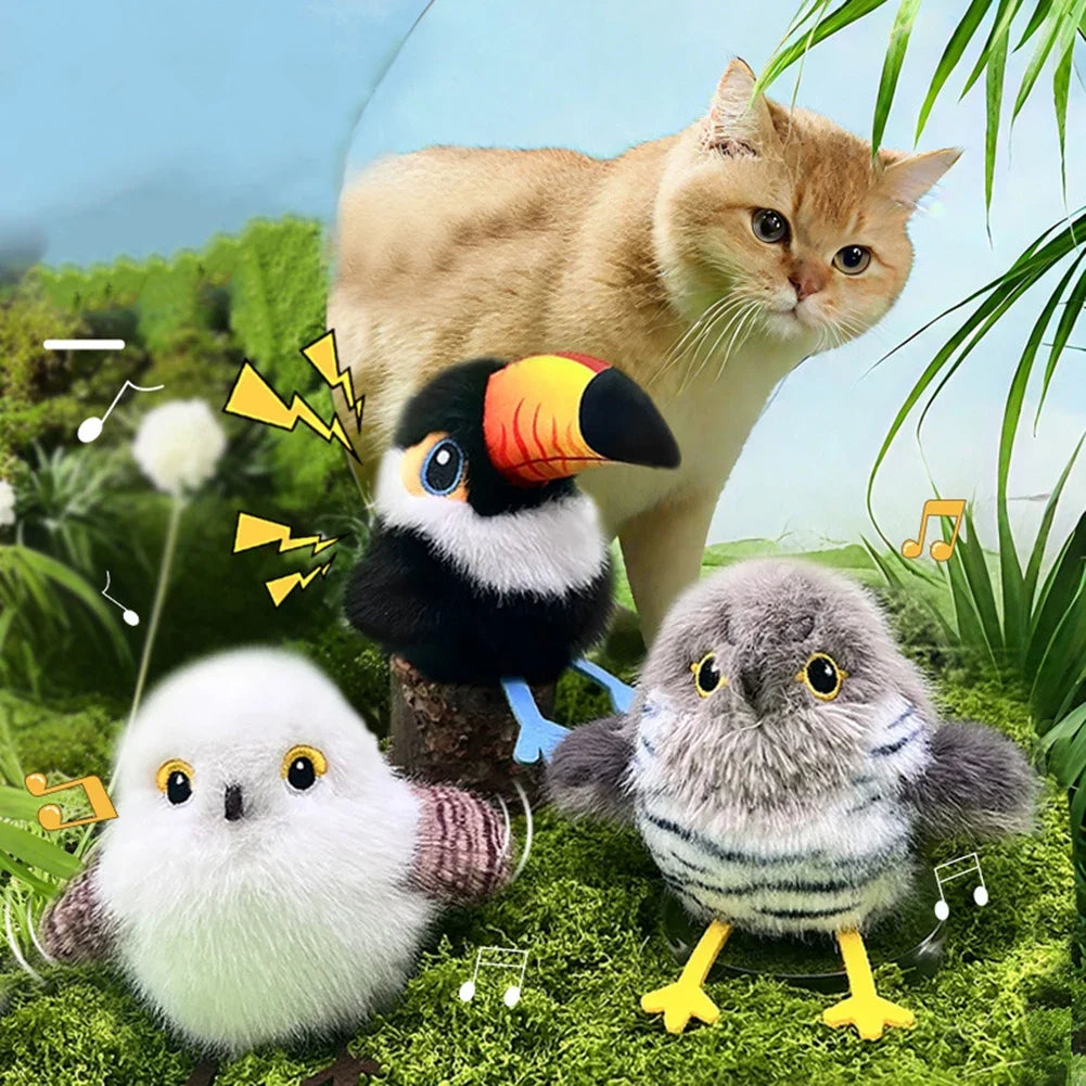 Interactive Bird Toy for Cats with Motion Sensor – Peckle™