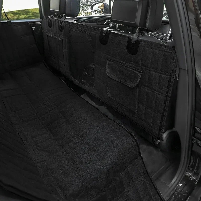 Waterproof Rear Car Seat Cover for Dogs with Mesh Window – Cargona™