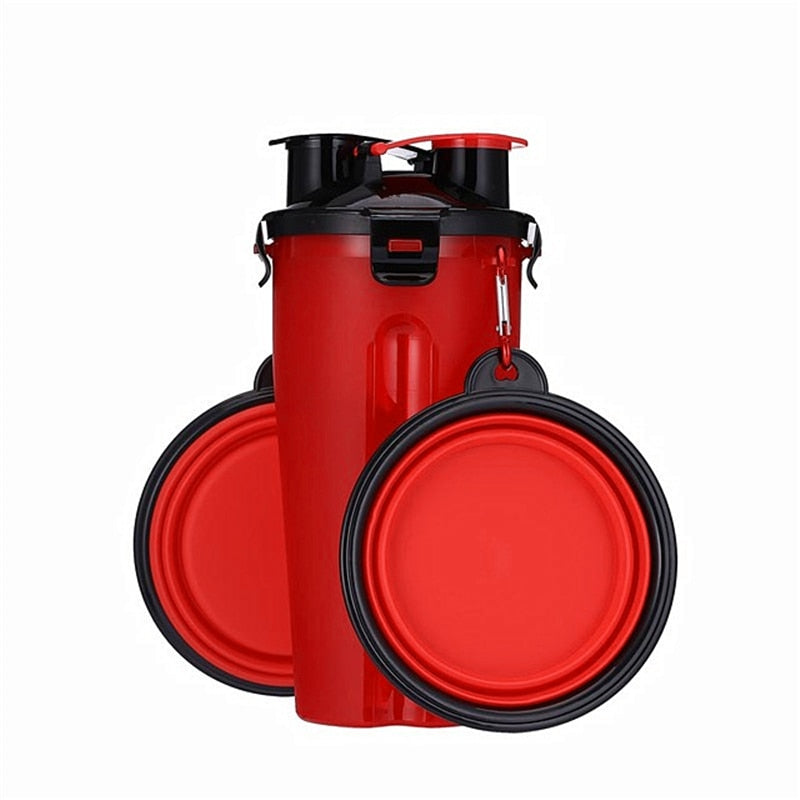 3-Piece Pet Feeding Kit with Portable Water & Food Bottle – Muncho™