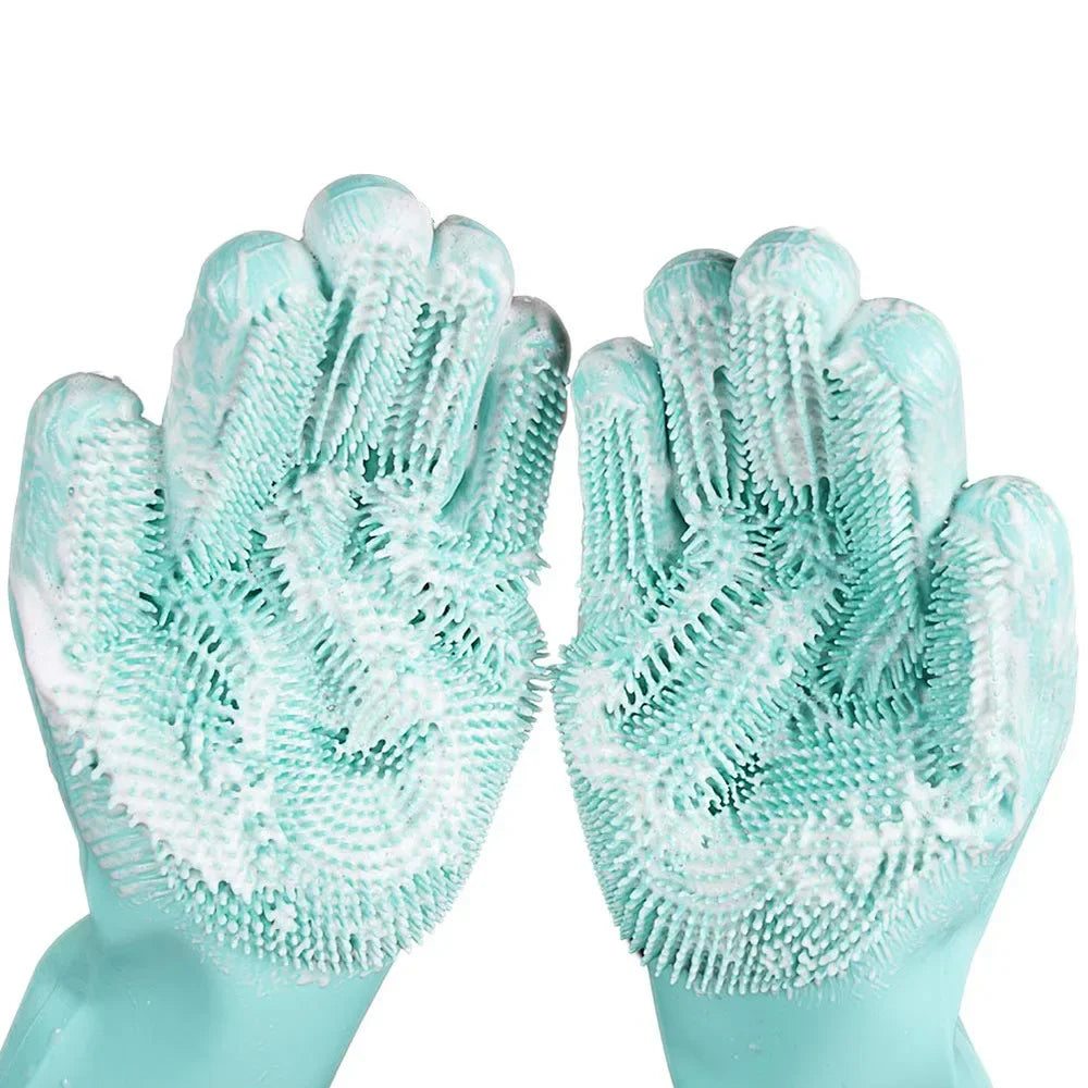 Silicone Pet Bathing Glove for Dogs & Cats – PawMitt™