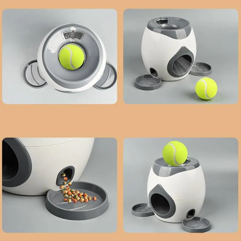 Automatic Ball Launcher & Treat-Dispensing Pet Toy – Flingo™