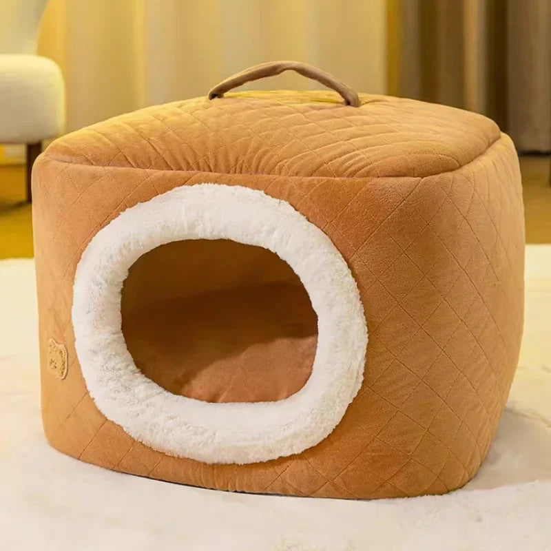 Cotton Cave Bed for Small & Medium Dogs and Cats – HavenPod™