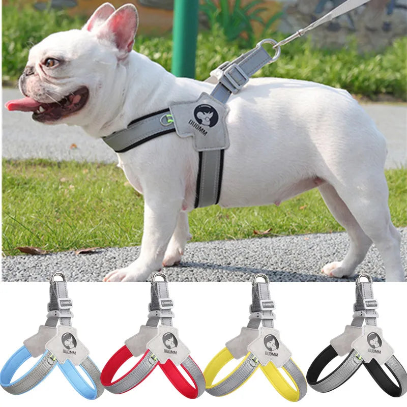 Polyester Pet Harness with Reflective Strip, Multiple Sizes – Trufen™