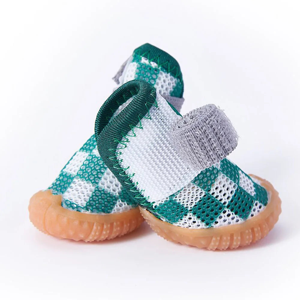 Non-Slip Pet Shoes with Breathable Upper & Adjustable Straps – StreetPaws™