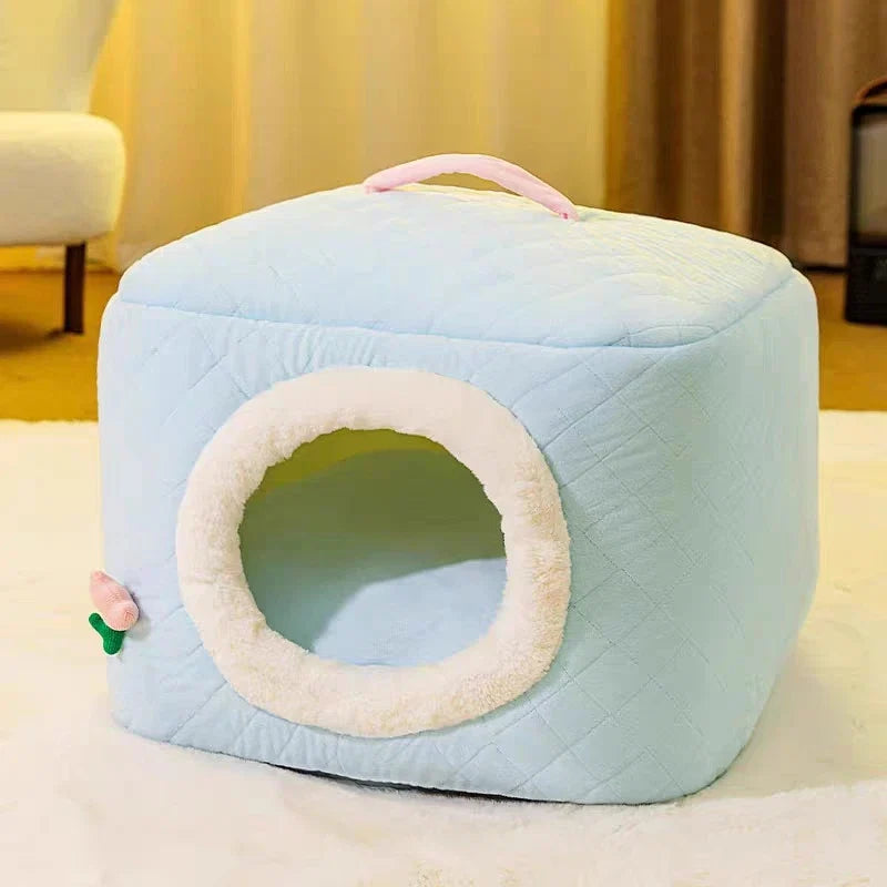 Cotton Cave Bed for Small & Medium Dogs and Cats – HavenPod™
