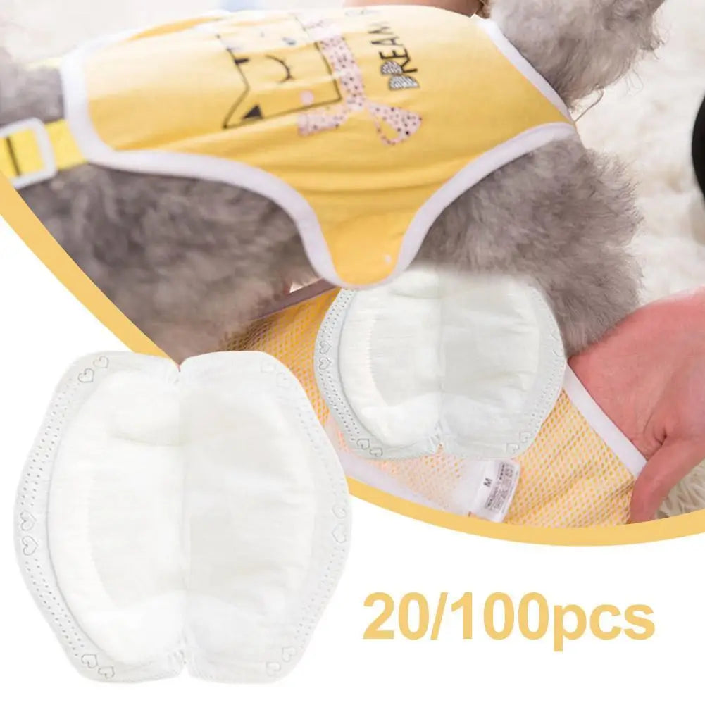 Disposable Absorbent Pet Diaper Pads, 20 or 100 Pieces – Absorby™