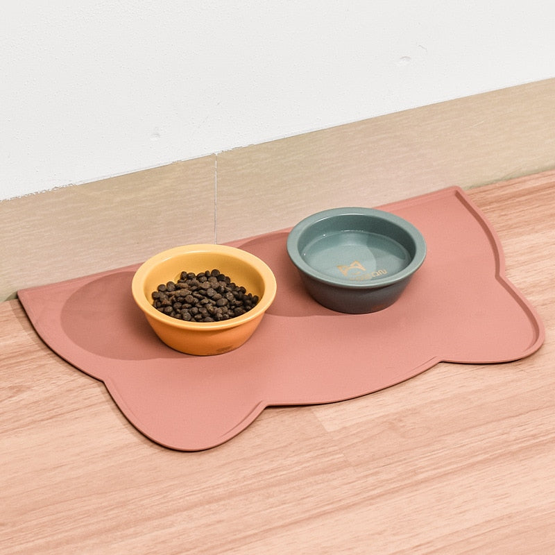 Silicone Pet Feeding Mat for Bowls – Waterproof, Non-Slip – Slikmat™