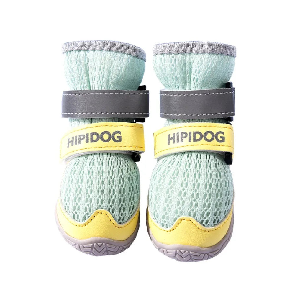 Non-Slip Dog Shoes with Breathable Mesh & Reflective Detail – PawFlex™