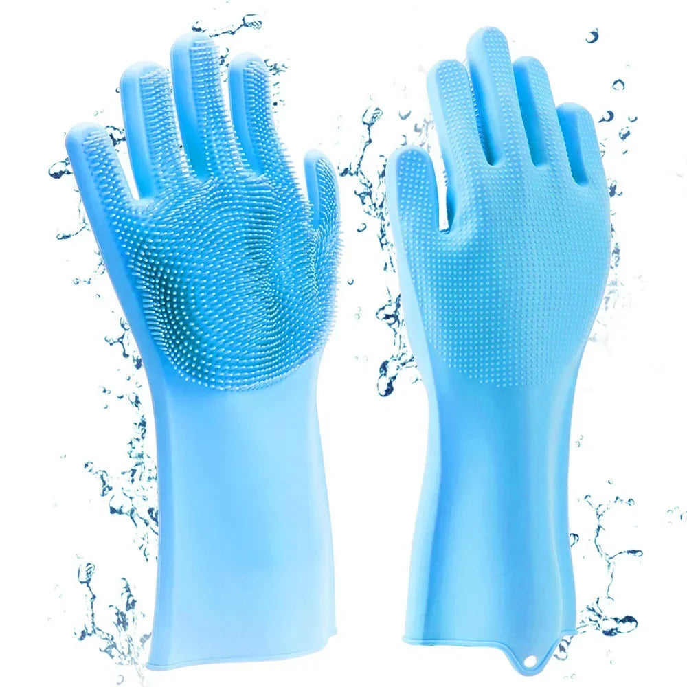 Silicone Pet Bathing Glove for Dogs & Cats – PawMitt™
