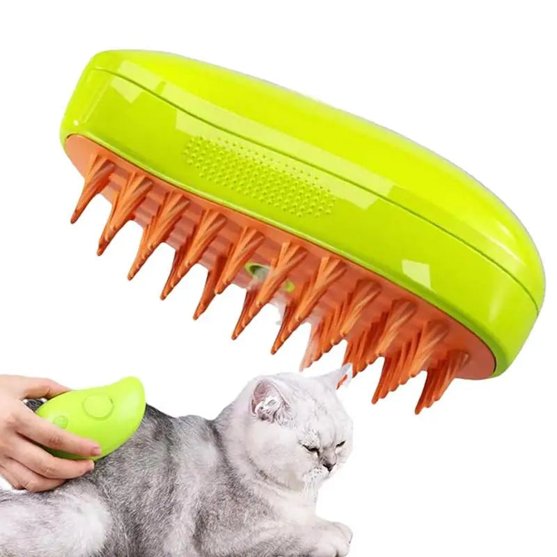 3-in-1 Steam Pet Grooming Brush for Dogs & Cats – Steamly™