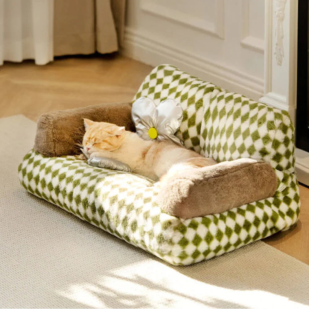 Pet Sofa Bed with Removable Cover & Pillow – Lilipit