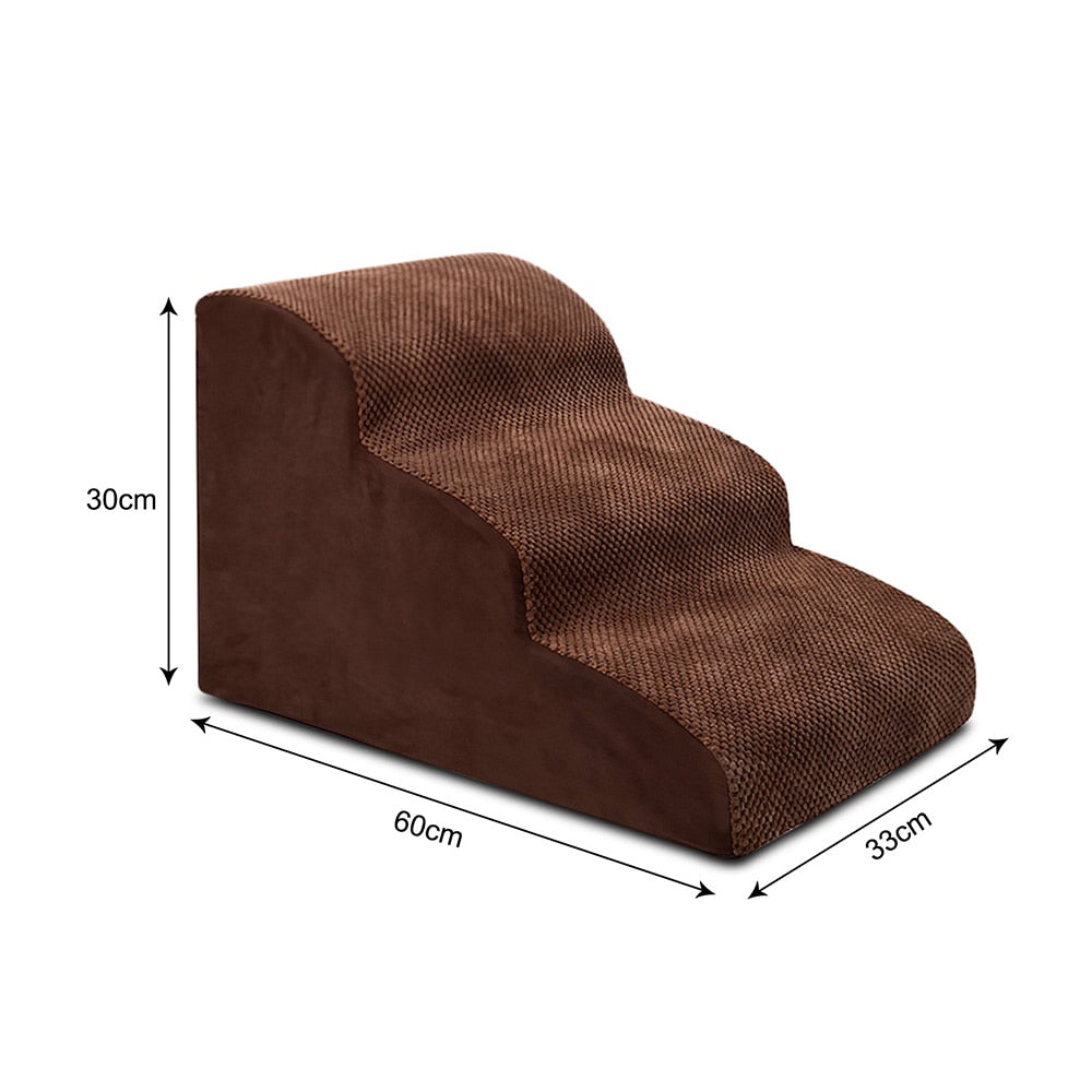 Non-Slip Memory Foam Pet Stairs for Dogs & Cats – Klimbo™