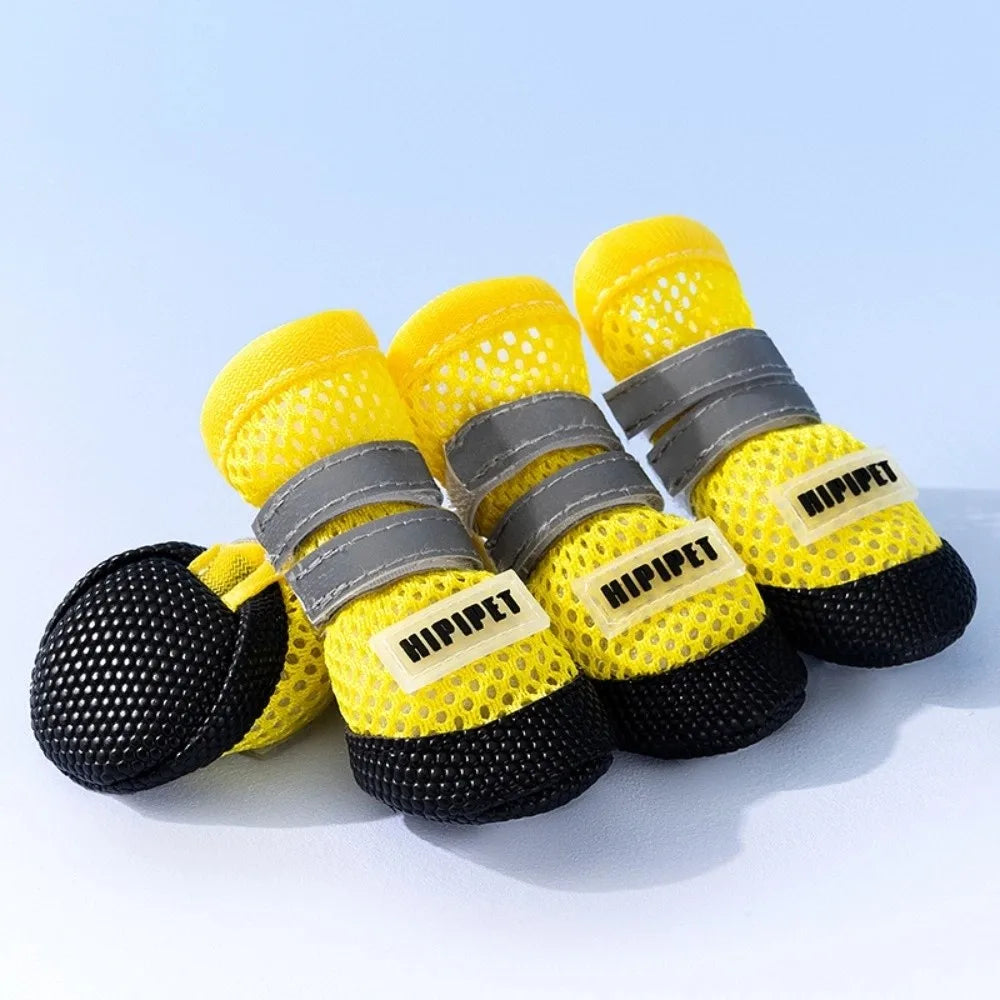 Reflective Non-Slip Dog Shoes with Waterproof Soles – NightPaw™